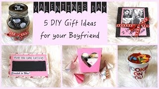 5 DIY Gift Ideas for Your Boyfriend [upl. by Ivatts61]