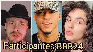 CONFIRA A LISTA DE PARTICIPANTES DO BBB24 [upl. by Reynolds]