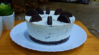 Oreo Cheesecake Recipe  No Bake Cheesecake  No Gelatine Cheesecake [upl. by Soph413]