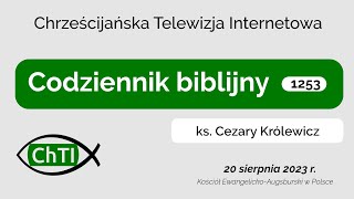 Codziennik biblijny Słowo na dzień 20 sierpnia 2023 r [upl. by Anileba162]