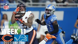 Chicago Bears vs Detroit Lions  2023 Week 11 Game Highlights [upl. by Abie529]