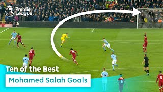 Unforgettable Mohamed Salah Goals  Liverpool  Premier League [upl. by Ceevah]