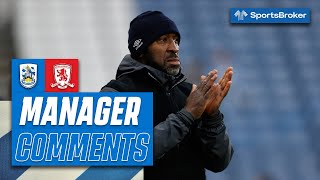 MANAGER COMMENTS  Darren Moore reflects on the 21 defeat to Middlesbrough [upl. by Tenahs236]