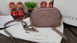 Review Gucci GG marmont super mini bag  ออยเก๋ดี [upl. by Rubma405]