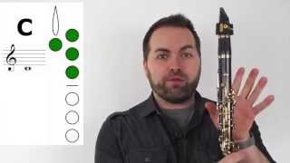 Clarinet  The 5Note Scale C D E F G [upl. by Aehcim]