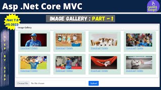 How to Design Image Gallery in ASPNET CORE MVC  Image Gallery with aspnet Core MVC 70 [upl. by Katherina]