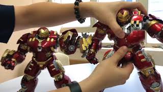 TOYSTV 玩具前線 112 Hulkbuster Comparison Comicave Studios vs Bandai [upl. by Nallad426]