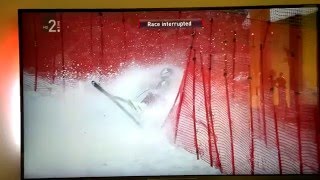 Kitzbühl fall Aksel Lund Svindal 2016 [upl. by Candie]