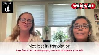 Invitación al webinar Not lost in translation 18 de junio [upl. by Job578]