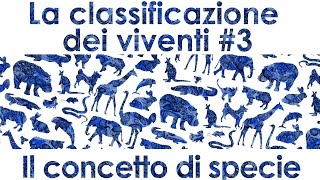 La classificazione dei viventi 3  Il concetto di specie [upl. by Zephaniah]