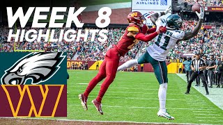 Eagles vs Commanders  2023 Week 8 Highlights [upl. by Nahum686]