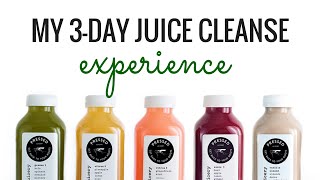 My 3Day Juice Cleanse Experience [upl. by Albers]