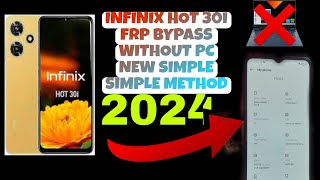 the most easy frp bypass for INFINIX HOT 30i without using PC or computer 🖥️ lets go 😎🤏 [upl. by Ynney709]