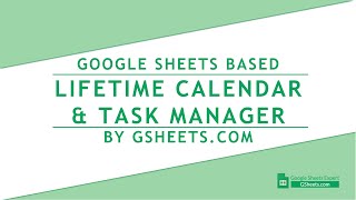 Google Sheets Calendar amp TasksEvents Manager [upl. by Lesab]