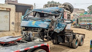 Hino Truck Dangerous Accident Cabin Chassis Amazing Repairing And Restoration Complete Video [upl. by Haff]