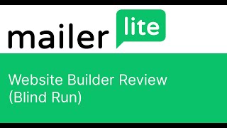 Is mailerLites Web Builder good for small business owners [upl. by Ocramed]