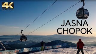 Jasna Chopok Nízke Tatry 2017 I 4K skiing Slovensko Słowacja Slovakia trip [upl. by Giuditta]