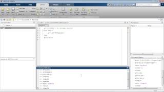 Writing a MATLAB Program  R2012b [upl. by Sissy]