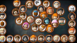 All characters cards in the game LEGO Harry Potter Years 57 [upl. by Rafi643]