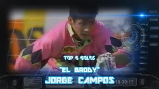 Top 6  Jorge Campos GOLES [upl. by Einahpats]