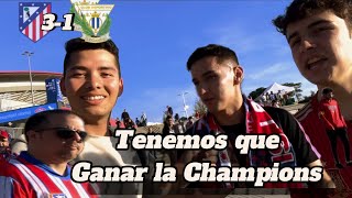 REACCION DE HINCHAS ATLÉTICO DE MADRD VS LEGANES 31 [upl. by Kawasaki]