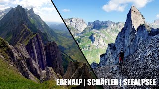 Hiking AescherInn Ebenalp Schäfler and Seealpsee  Best Hikes Switzerland [upl. by Meehsar]