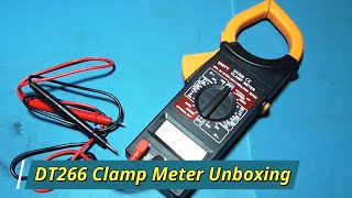 DT266 clamp meter specification Clamp meter price Unboxing [upl. by Yauqram]