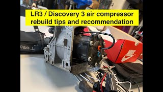 Discovery 4 AMK compressor removal  Drier bead replacement [upl. by Ware49]