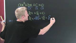 Derivation of the Quadratic Formula [upl. by Cordelia]