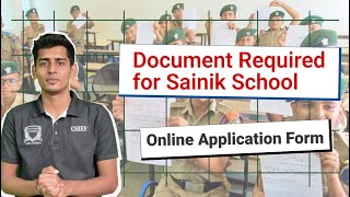 Documents List for Sainik School Admission amp Online Application  AISSEE 2024  Dabad Academy [upl. by Phillips]