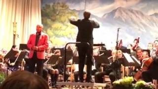 Gondellied Johann Strauss  Tenor Bernd Neve 40 Jahre Orchestervereinigung Oberallgäu [upl. by Olram]