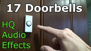 17 Doorbell and Buzzer Recordings  Sound Effects Made for Drama amp Radio [upl. by Kcirredal]