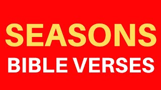 10 Bible Verses On Seasons  Get Encouraged [upl. by Akener]