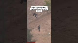 Suspect Front Flips During Police Chase 😭 [upl. by Erapsag]