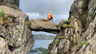 Sherpatrappa Svolvær Svolværgeita Djevelporten Fløya Lofoten Norway [upl. by Aidnama]