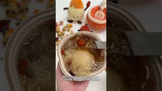 The first bowl of peach gum mochi stewed pear in autumn Amber peach gum series Shanghai Auntie S [upl. by Irb]