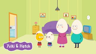 The Paint Brush  Yolki and Hatch  Episode 10  Urdu Animated Cartoon  Cartoon for Kids [upl. by Nnairac]