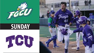 FGCU vs 5 TCU Baseball Highlights  GREAT GAME  College Baseball Highlights 2024 [upl. by Asil]