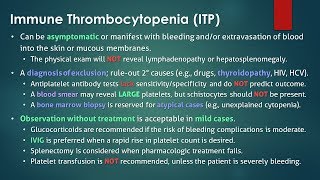 Immune Thrombocytopenia ITP [upl. by Quarta]