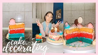 1 pastel cake decorating ideas amp recipe 🍰 [upl. by Neira]