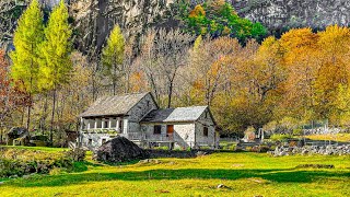 Fontanellata is a secluded Swiss village in Ticino 🇨🇭 Switzerland 4K [upl. by Nollie]