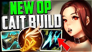 BUFFED CAITLYN BUILD FEELS SO GOOD MASSIVE CRITS  How to Play Caitlyn amp CARRY Season 13 LoL [upl. by Guyon965]