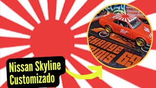 Customizando Diecast 357  Skyline HT 2000 GTX  Hot Wheels [upl. by Falito]