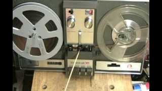 How To Operate the Wollensak 5710 Vintage Reel to Reel Mono Tape Recorder [upl. by Jeffie952]