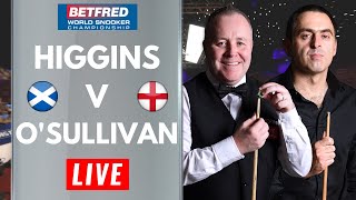 John HIGGINS v Ronnie OSULLIVAN  World Snooker Championship 2022  Live Stream Watch Along [upl. by Ainoet]