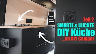 Leichte amp kreative DIY KÜCHE  GASKASTEN KOCHER  TEIL 2  DIY Camper Daily  diycamper vanlife [upl. by Retsevlys906]