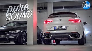 Stelvio Quadrifoglio 510hp  pure SOUND💥 [upl. by Ociral355]