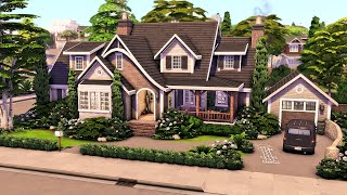 Single Story Home for a Big Family  The Sims 4 Speed Build [upl. by Glynn]