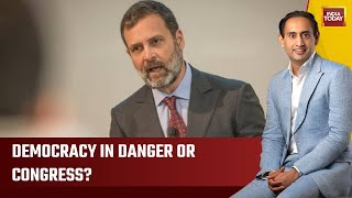 Watch Full Debate Is Indian Democracy Under Threat Or Is Congress Party Facing Existential Threat [upl. by Ecyarg250]