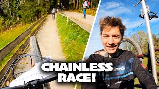 RENNLAUF VERMASSELT CHAINLESS RACE im Bikepark Samerberg [upl. by Etnaud]